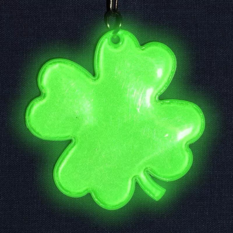Brelok odblaskowy Lucky Clover, zielony (R73243.51) 2