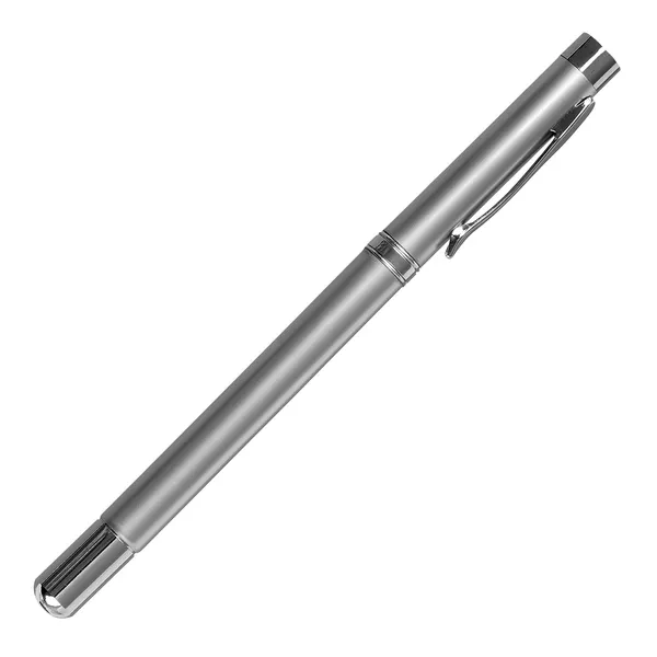 Długopis 4-funkcyjny Pointer ze wskaźnikiem laserowym, srebrny (R35421)