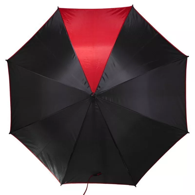 Parasol automatyczny Davos, czarny/czerwony (R07934.08) 1