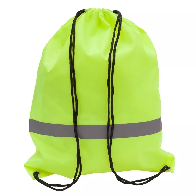 Plecak promocyjny z taśmą odblaskową, żółty (R08696.03) 2