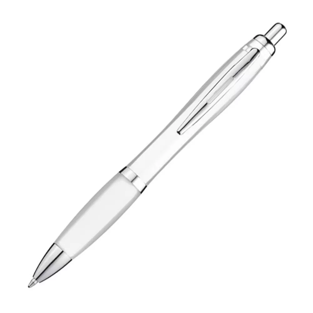 Długopis plastikowy - biały - (11682-06) 3