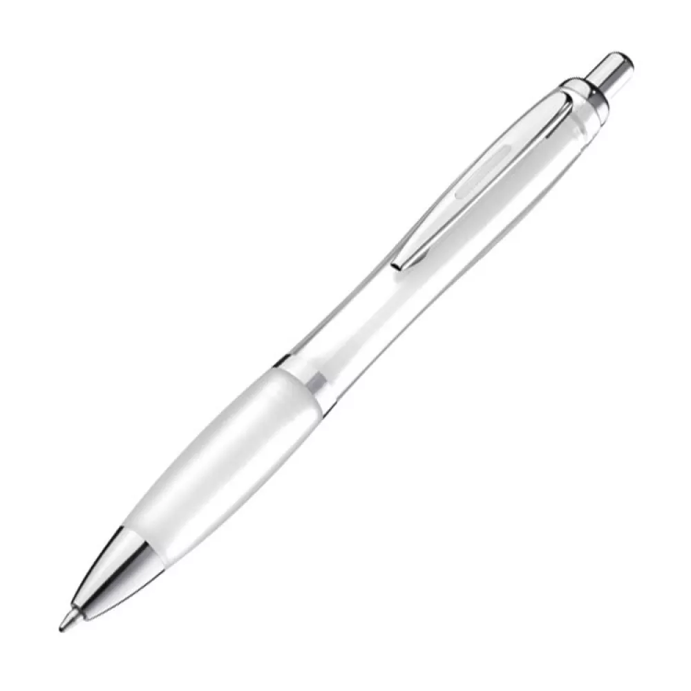 Długopis plastikowy - biały - (11682-06) 5