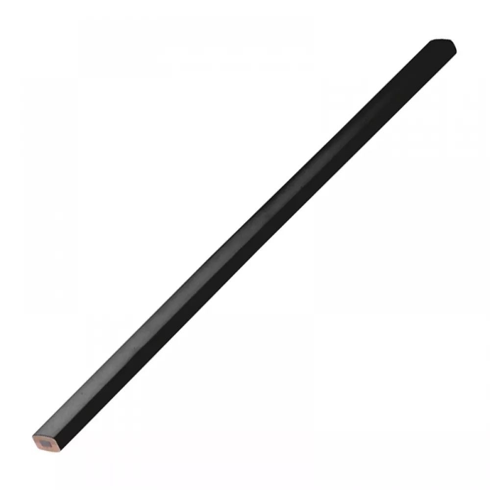 Ołówek stolarski drewniany - HB - czarny - (10923-03) 2