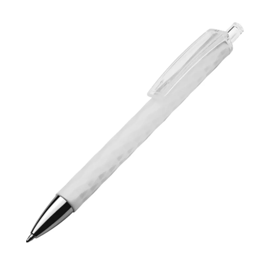 Długopis plastikowy - biały - (10694-06) 2