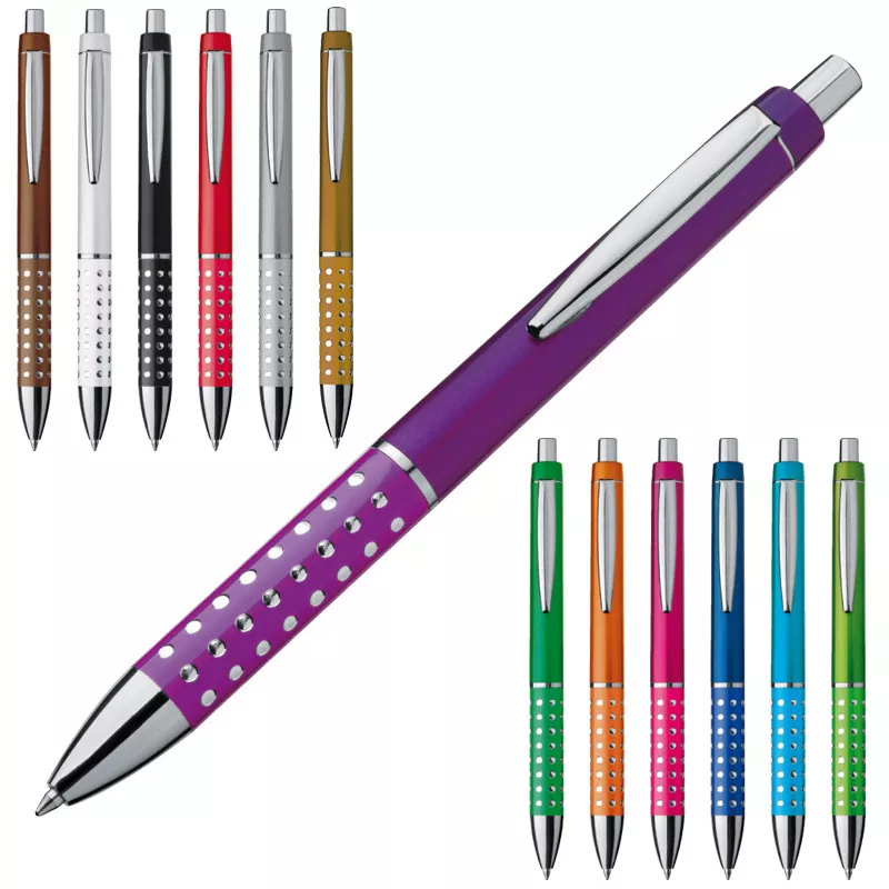 Długopis plastikowy - fioletowy - (17717-12) 2