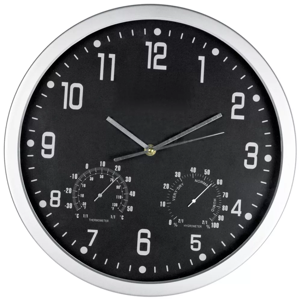Zegar ścienny CrisMa - czarny - (41238-03) 5