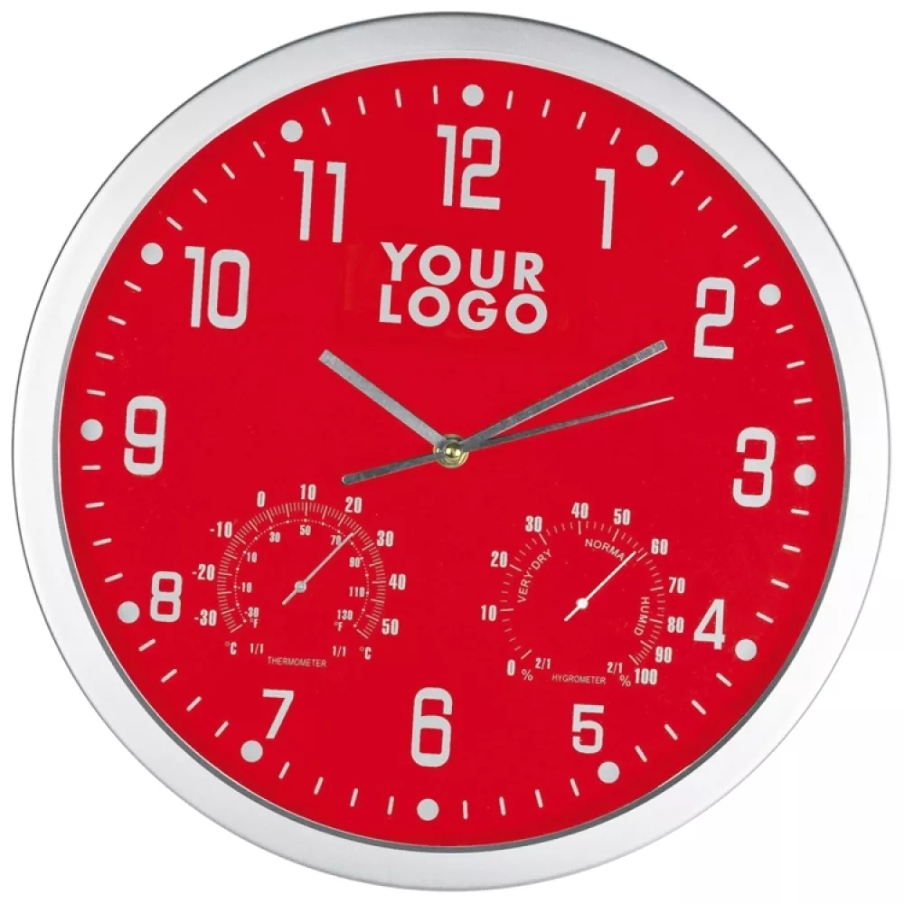 Zegar ścienny CrisMa - czerwony - (41238-05) 3