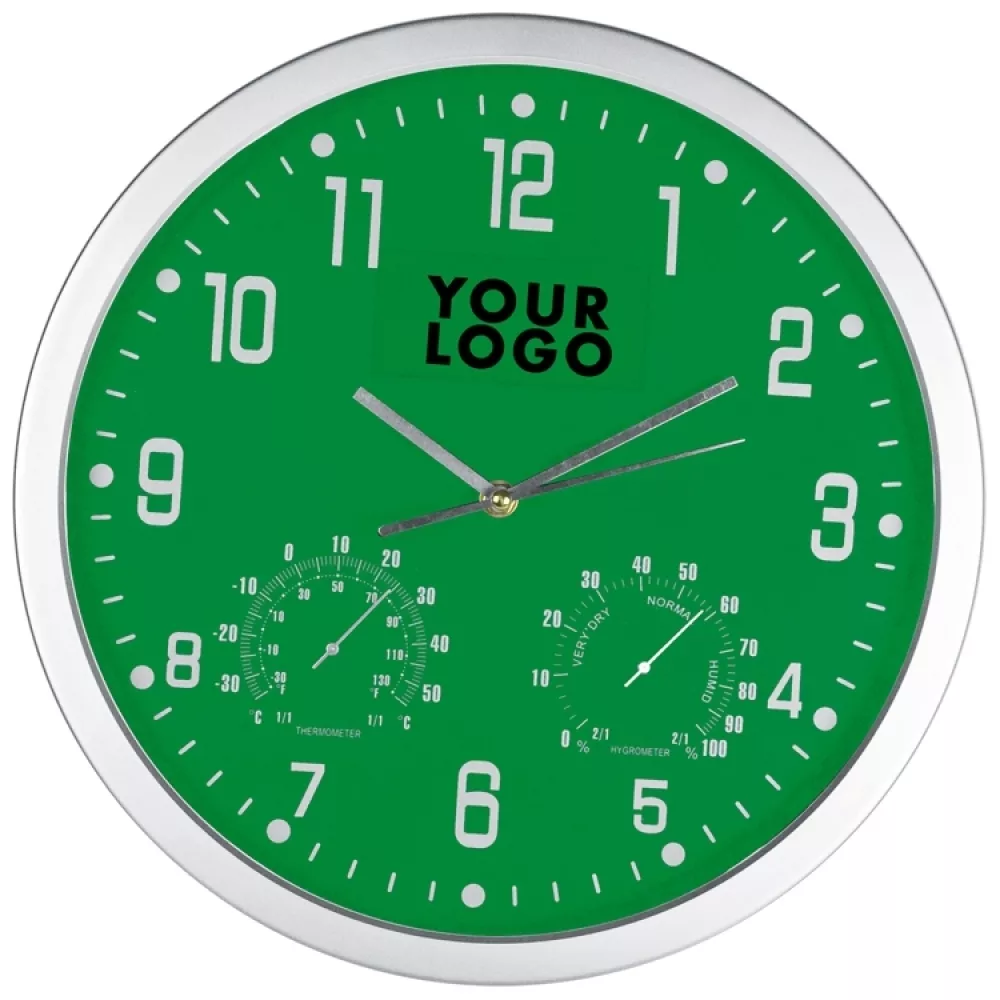 Zegar ścienny CrisMa - zielony - (41238-09) 3