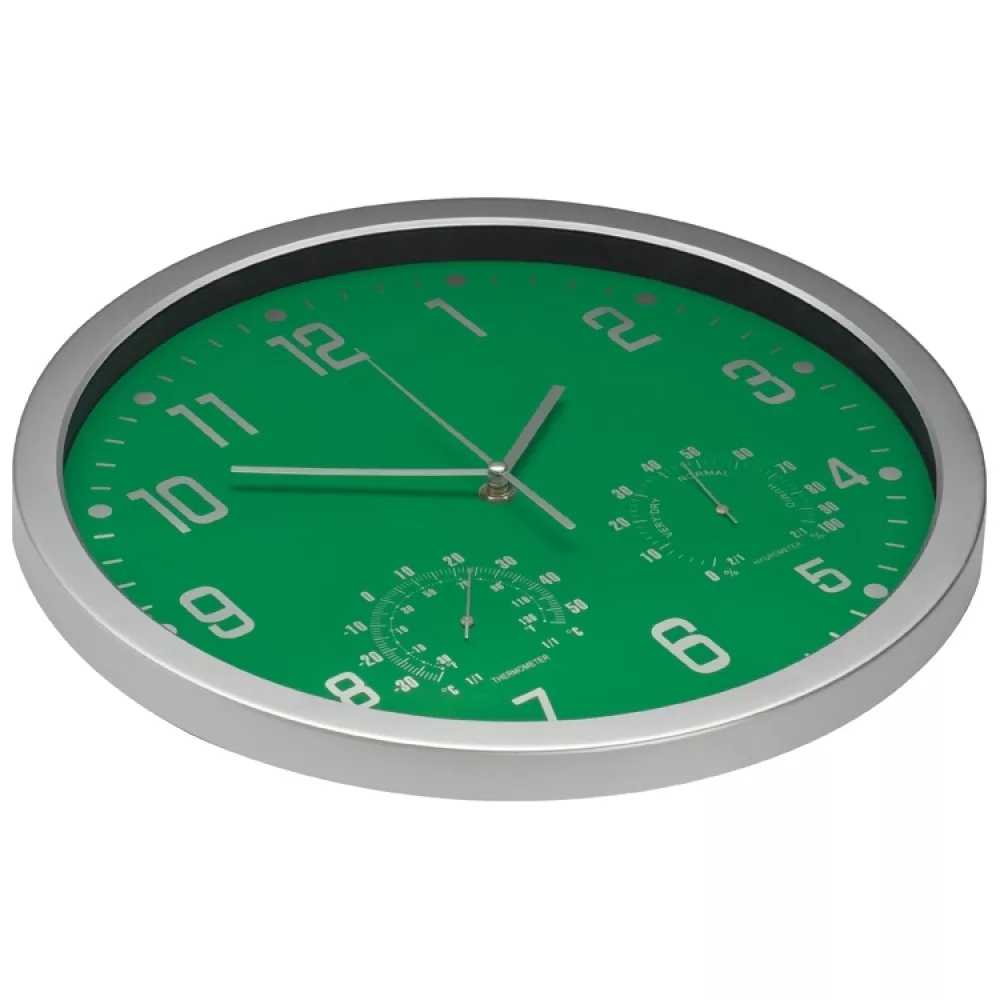 Zegar ścienny CrisMa - zielony - (41238-09) 4