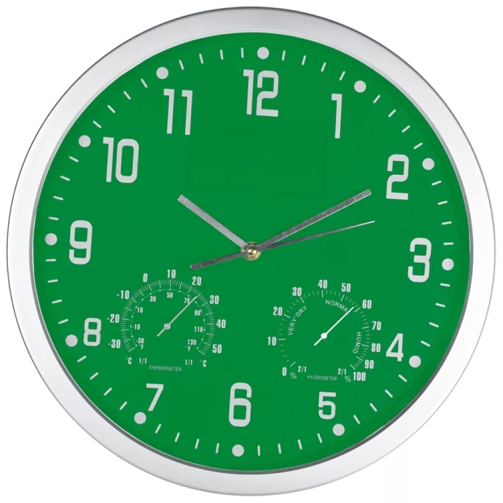 Zegar ścienny CrisMa - zielony - (41238-09) 5