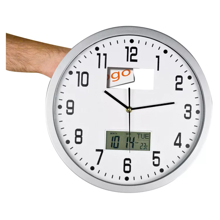 Zegar ścienny CrisMa - biały - (41240-06) 5