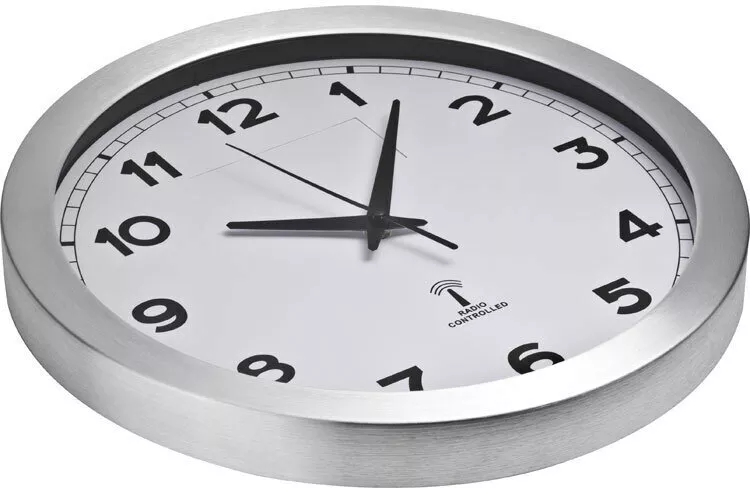 Zegar ścienny - biały - (43275-06) 1