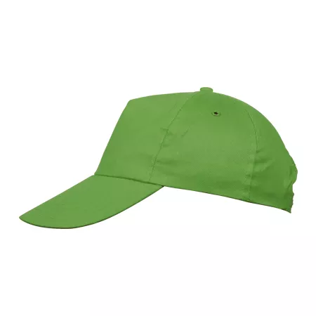 Czapka bawełniana z daszkiem - zielony - (50447-09) 1