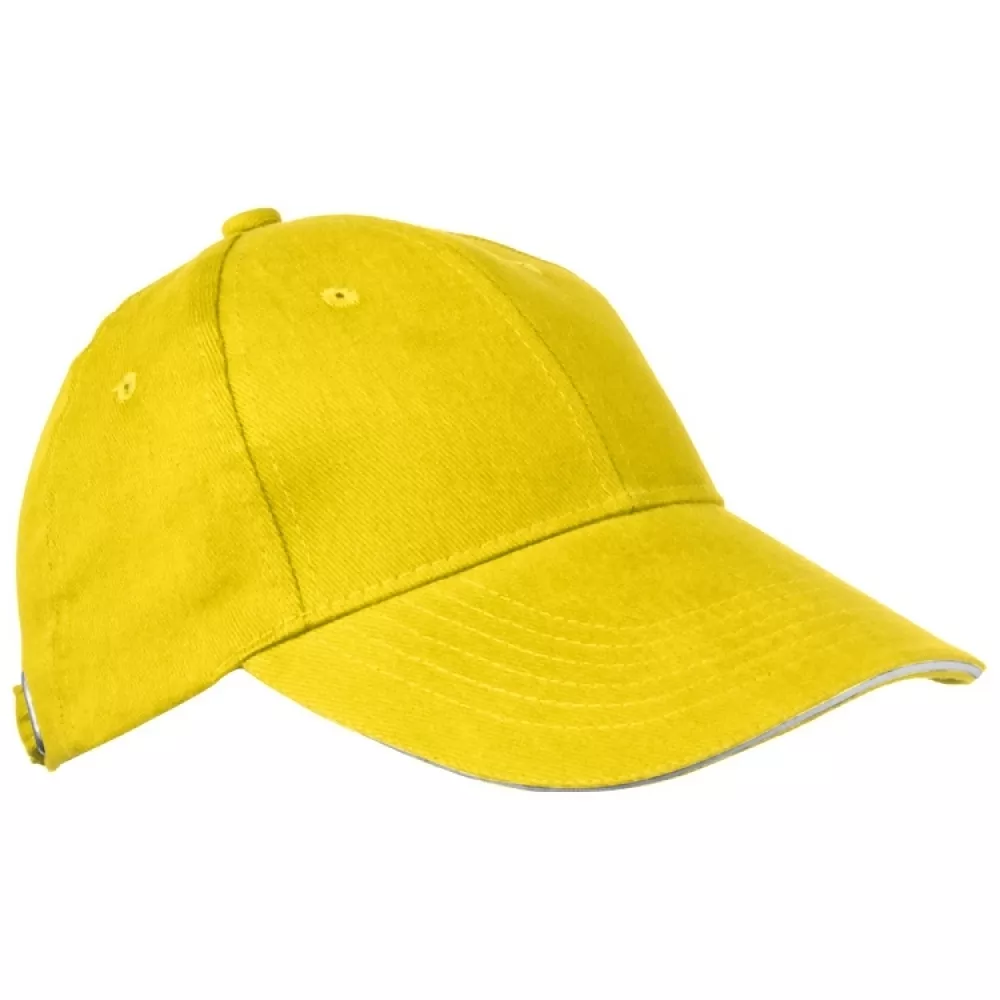 Czapka z daszkiem - żółty - (50466-08) 3