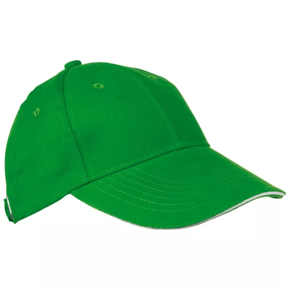 Czapka z daszkiem - zielony - (50466-09) 2