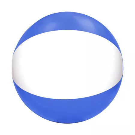 Dmuchana piłka plażowa 26 cm - niebieski - (51051-04)
