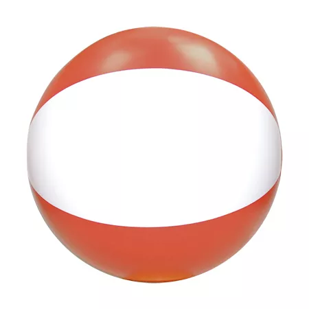 Dmuchana piłka plażowa 26 cm - czerwony - (51051-05)