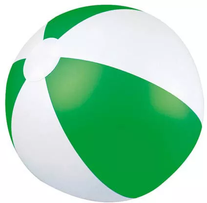 Dmuchana piłka plażowa 26 cm - zielony - (51051-09) 2