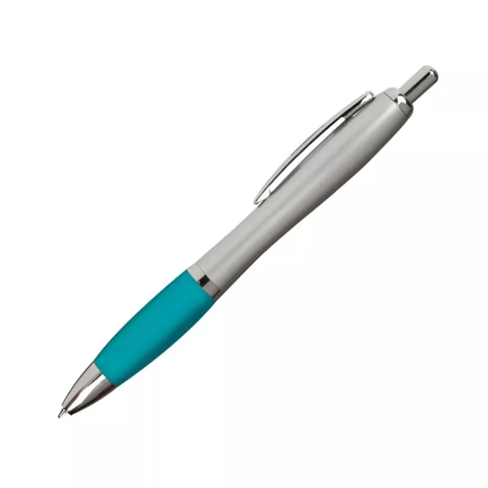 Długopis plastikowy - turkusowy - (11681-14) 4