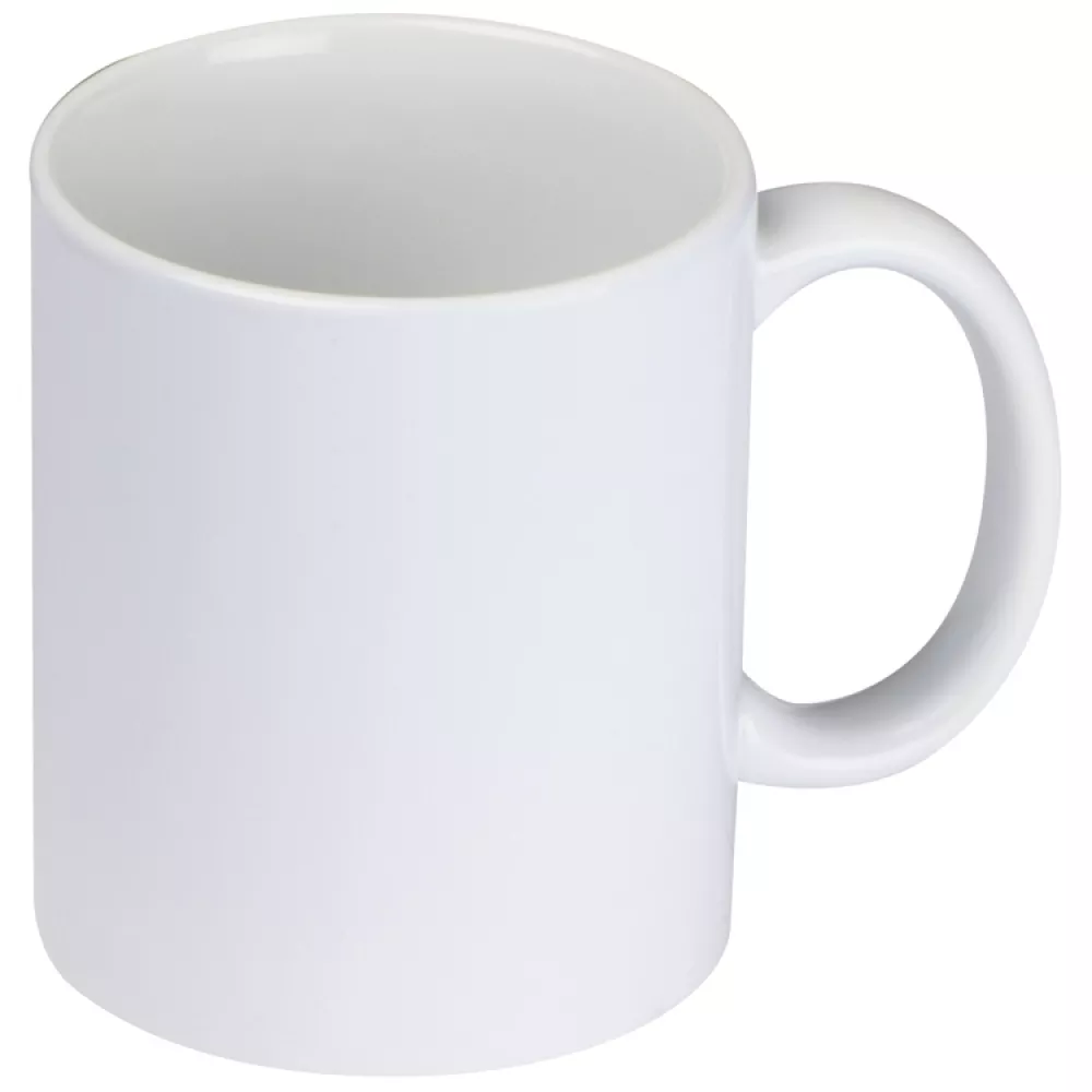 Kubek ceramiczny 300 ml - biały - (87888-06) 4