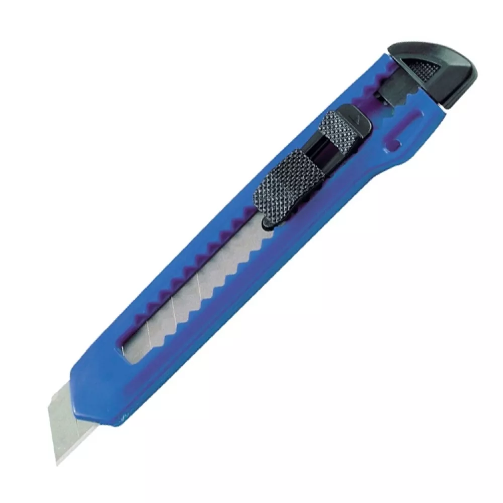 Nóż z ostrzem łamanym - niebieski - (89001-04) 2