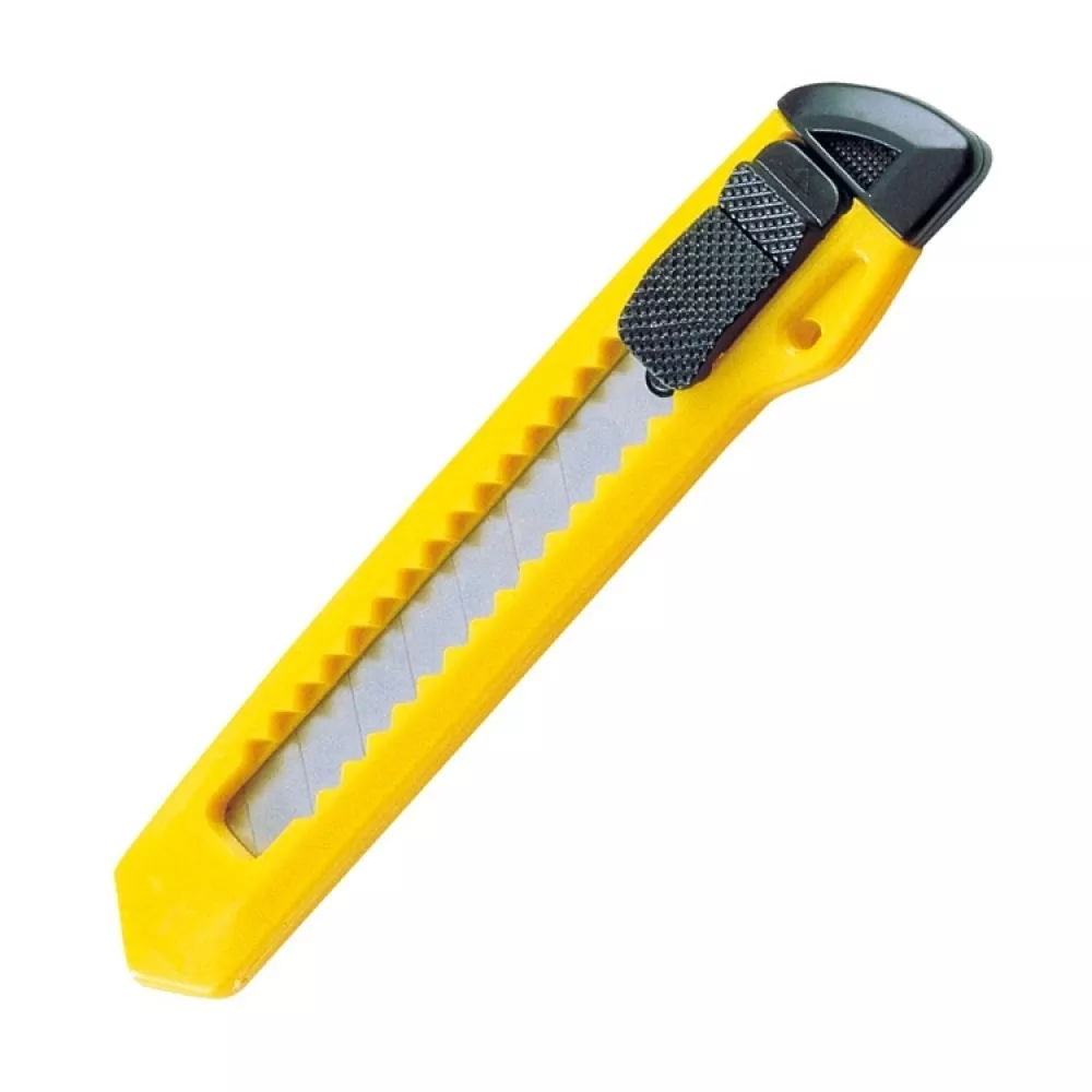 Nóż z ostrzem łamanym - żółty - (89001-08) 2
