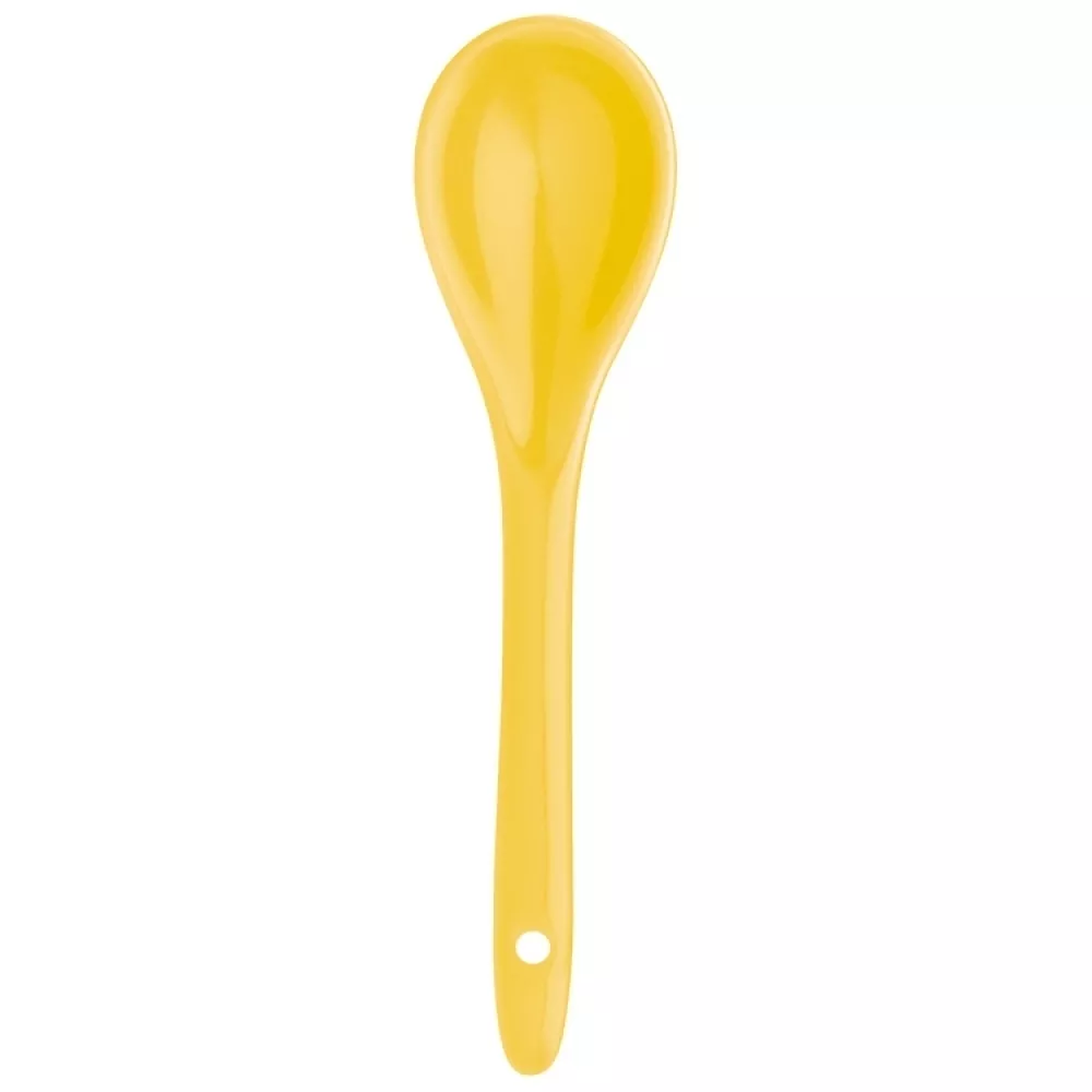 Łyżeczka ceramiczna - żółty - (81759-08)