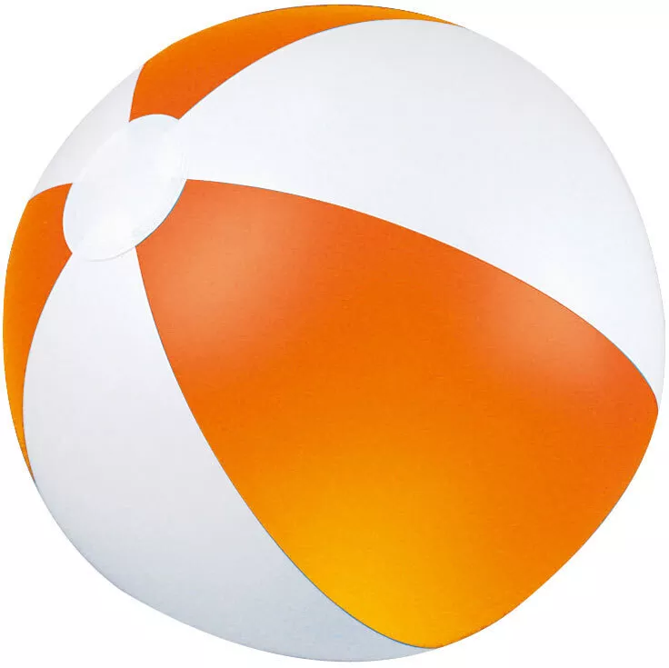Dmuchana piłka plażowa 26 cm - pomarańczowy - (51051-10) 2