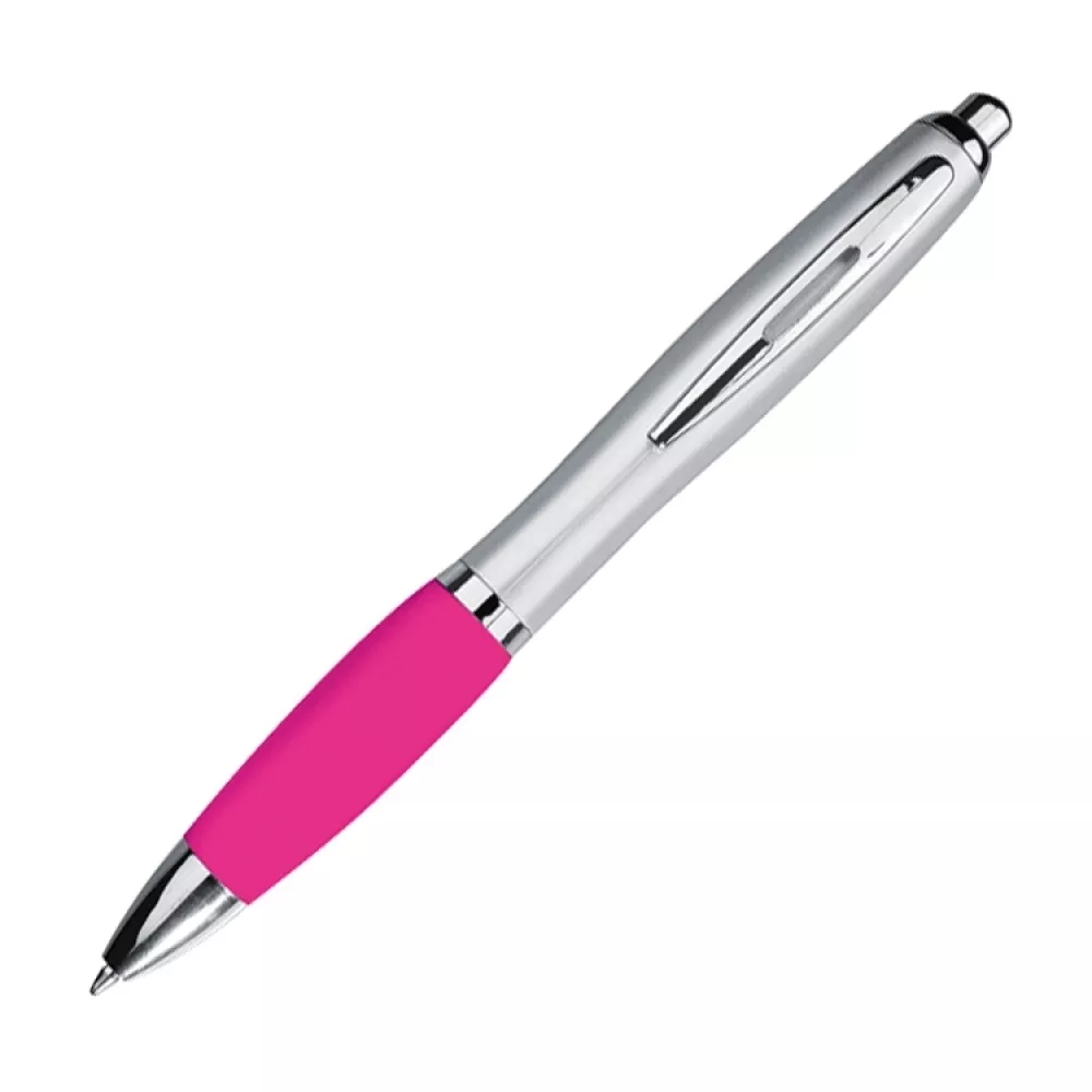 Długopis plastikowy - różowy - (11681-11) 3