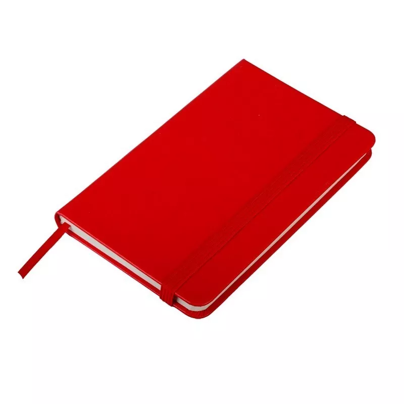 Notatnik 90x140/80k kratka Zamora, czerwony (R64225.08) 1