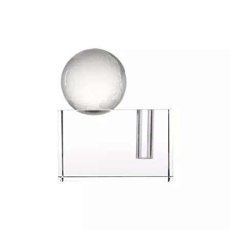 Szklany blok z globusem - przeźroczysty - (27505-66) 5