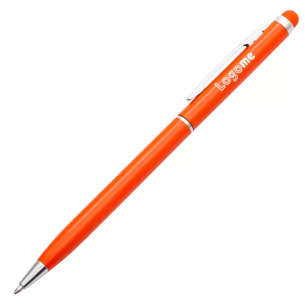 Długopis aluminiowy Touch Tip, pomarańczowy (R73408.15)