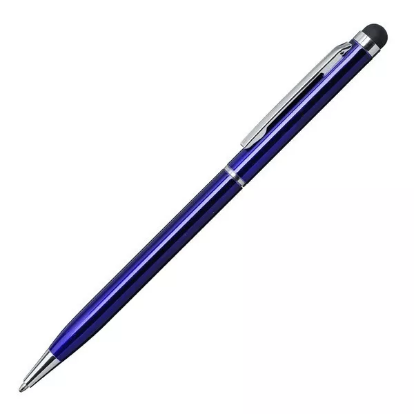 Długopis aluminiowy Touch Tip, niebieski (R73408.04) 2