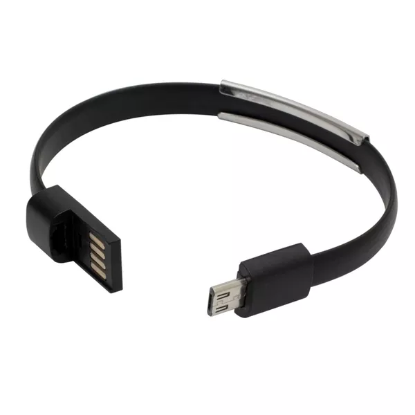 Bransoletka USB Bracelet, czarny (R50189.02) 1