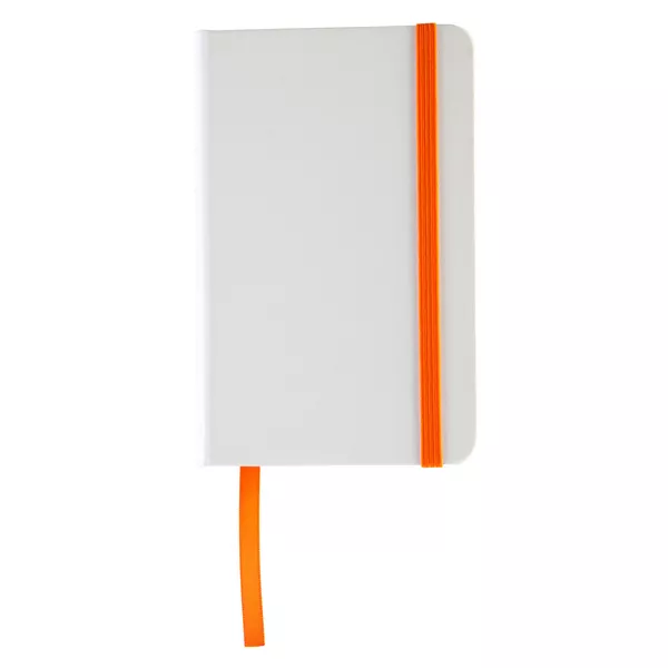 Notatnik Badalona 90x140/80k linia, pomarańczowy/biały (R64243.15) 1