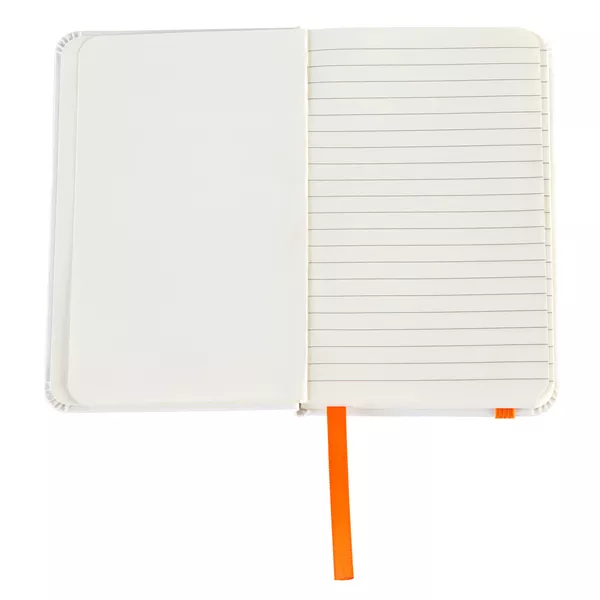 Notatnik Badalona 90x140/80k linia, pomarańczowy/biały (R64243.15) 2