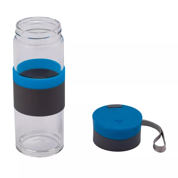 Szklana butelka Top Form 440 ml, niebieski (R08290.04) 6