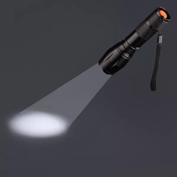 Latarka Bright LED, czarny (R35693.02) 1