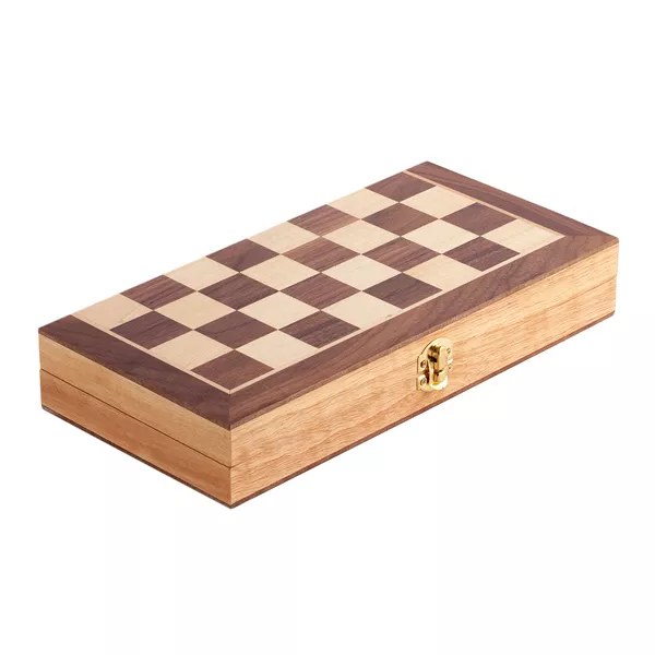 Drewniane szachy, brązowy (R08854.10) 4