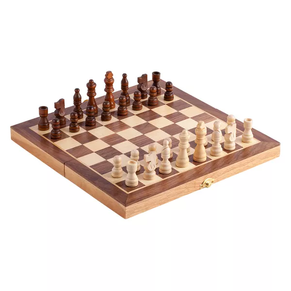 Drewniane szachy, brązowy (R08854.10) 5