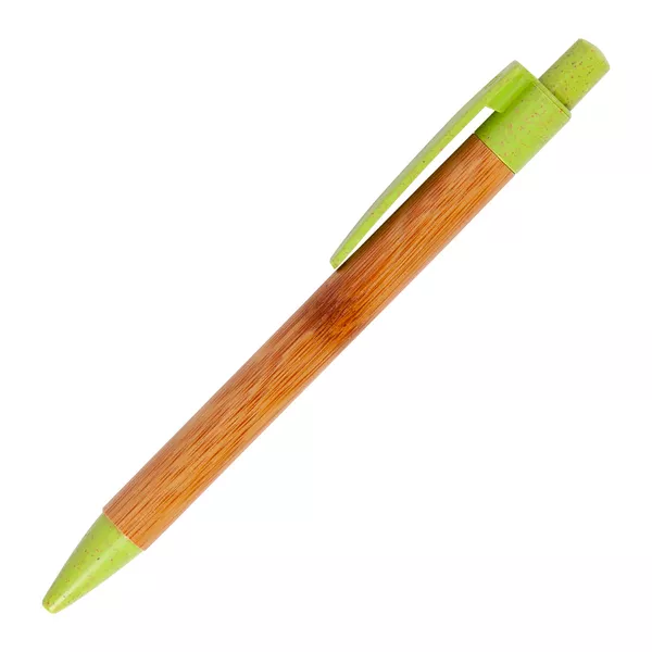 Długopis bambusowy Evora, zielony (R73434.05) 4