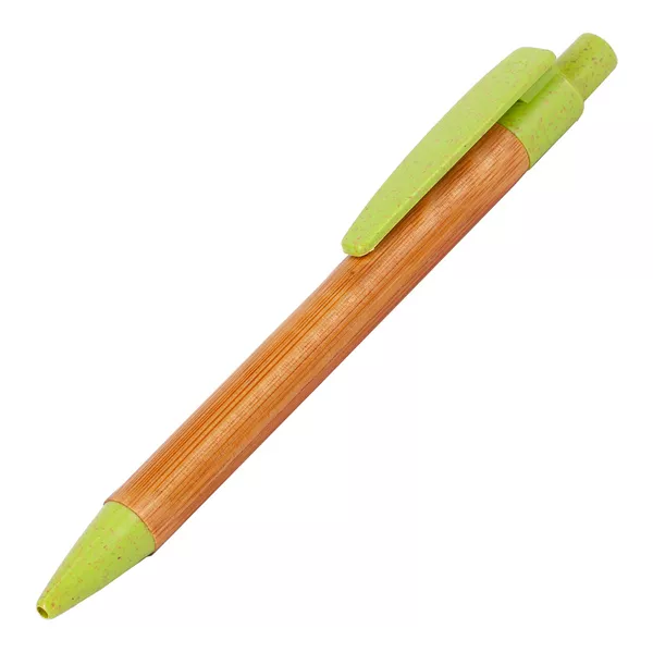 Długopis bambusowy Evora, zielony (R73434.05) 5