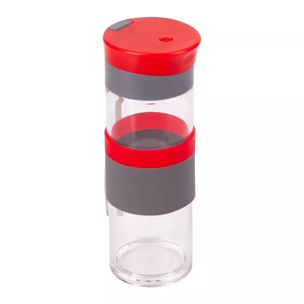 Szklana butelka Top Form 440 ml, czerwony (R08290.08) 6