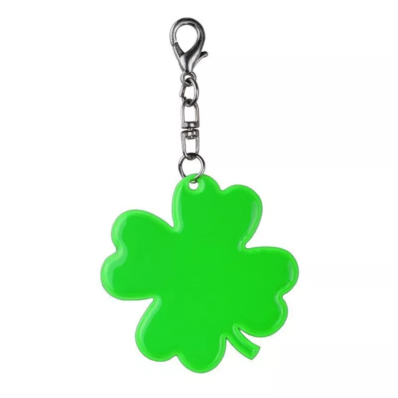 Brelok odblaskowy Lucky Clover, zielony (R73243.51)