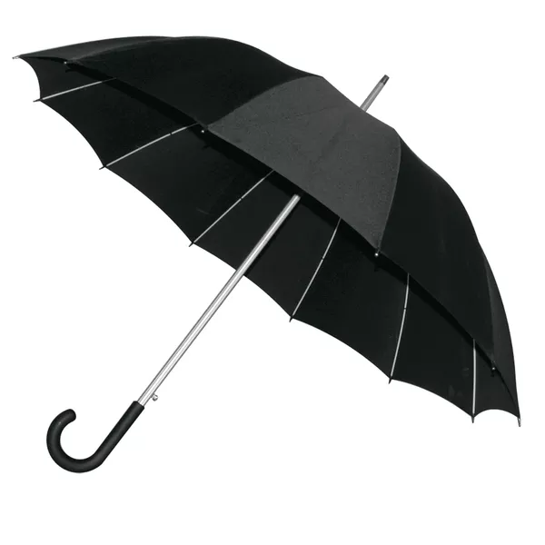Elegancki parasol Basel, czarny (R17950.02)