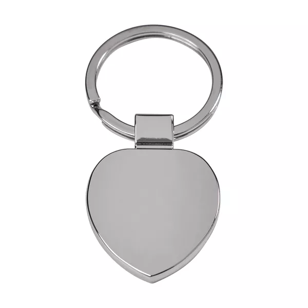 Brelok metalowy Stout Heart, srebrny (R73277)