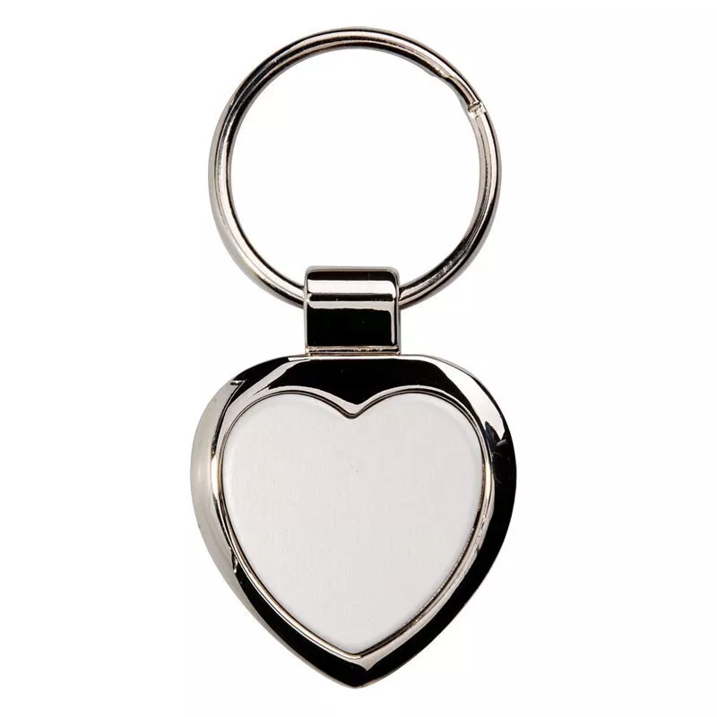Brelok metalowy Stout Heart, srebrny (R73277) 1