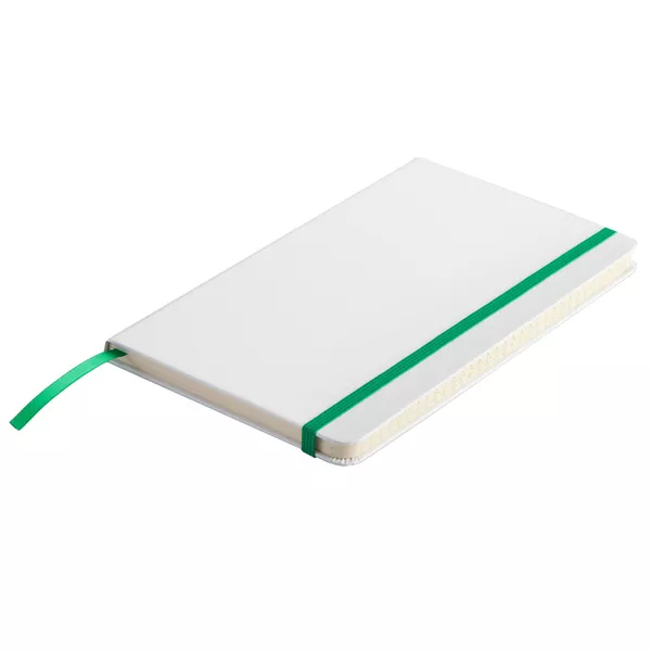 Notatnik Carmona 130x210/80k linia, zielony/biały (R64241.05)