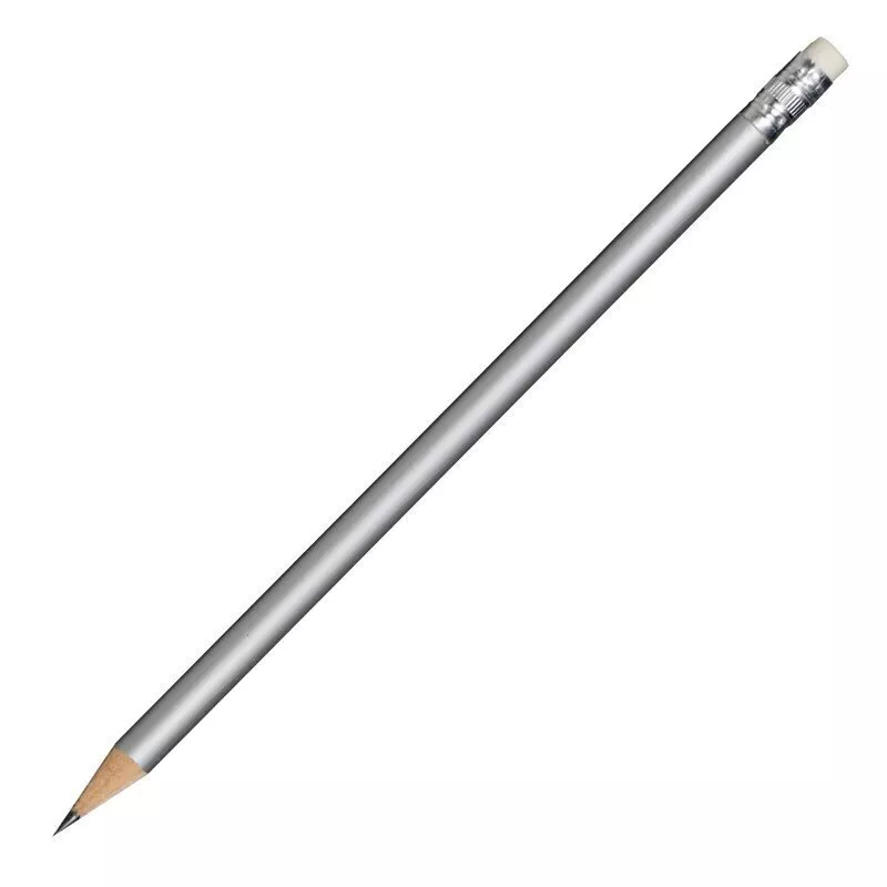 Ołówek drewniany, srebrny (R73771.01)