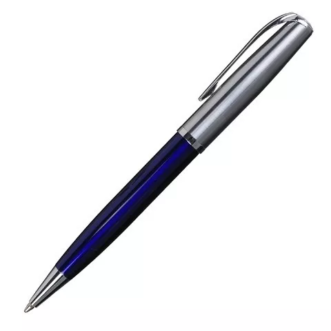Długopis Lima, niebieski/srebrny (R04211)
